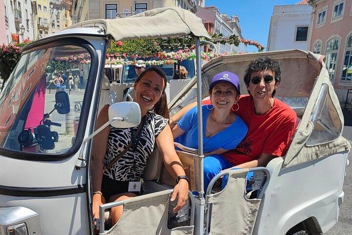 2-Hour Private Historic Lisbon Tour by Tuk Tuk