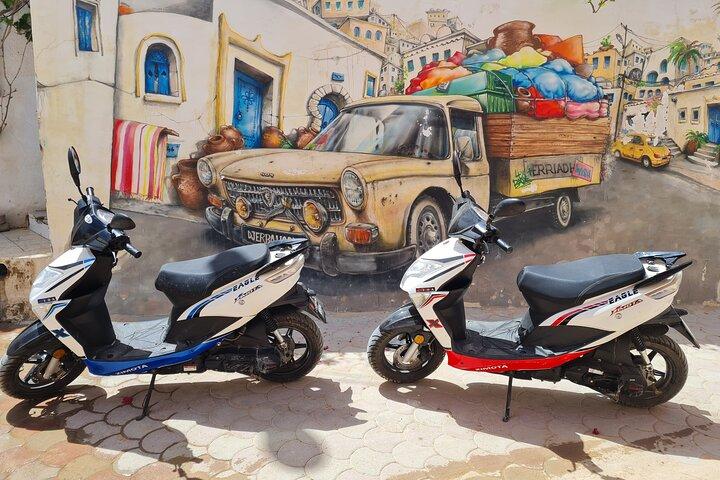 Scooter Tour of Djerbahood and HoumetSouk