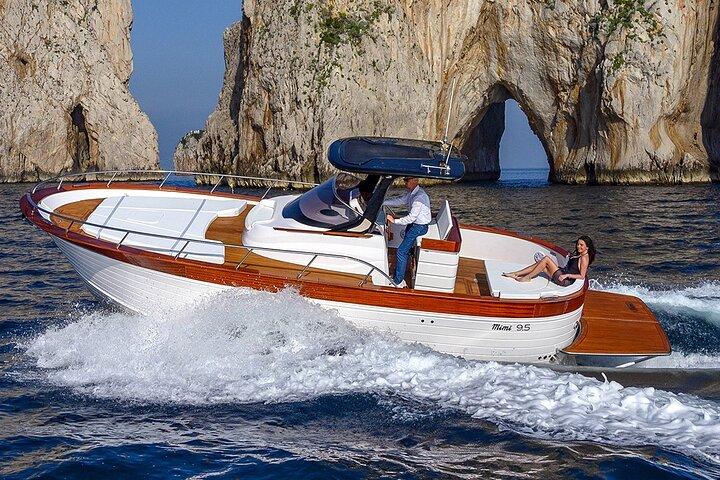 Capri Semi-Private Boat Tour with City Visit