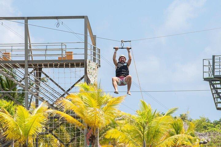 Punta Cana Jet Ski Adventure with Zipline & Inflatable Water Park