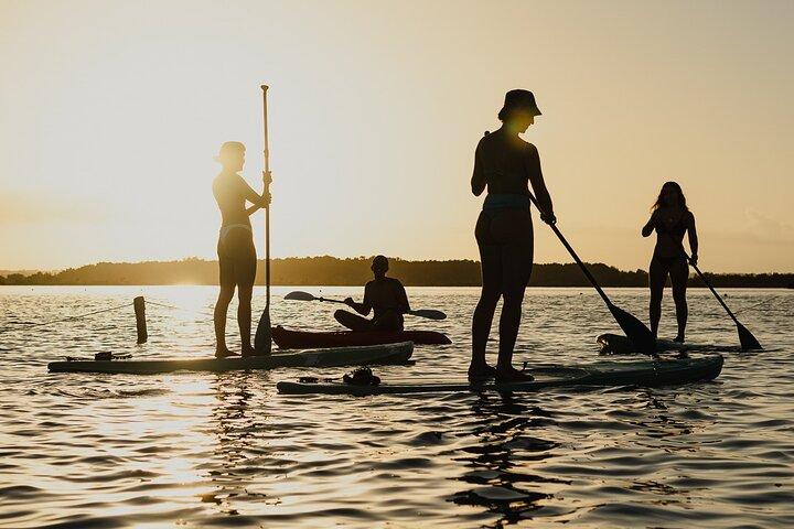 Bacalar Sunrise Stand Up Paddleboard Tour with Breakfast & Photos