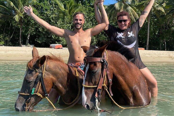 Puerto Plata: Horseback Riding& Small Groups & Beach & Swim Horse