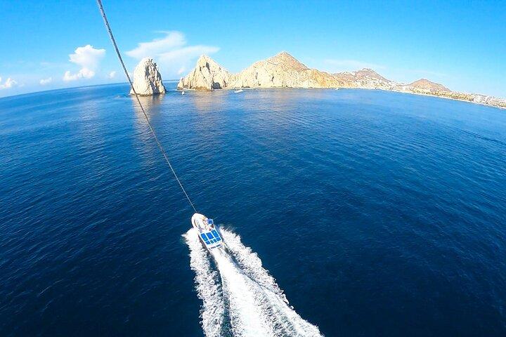 Los Cabos Parasailing Adventure Skybound over Cabo San Lucas Bay