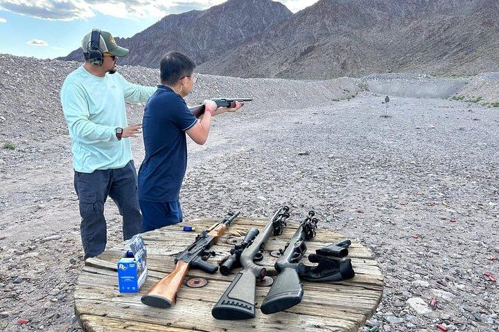 Boulder City Shooting Adventure with Las Vegas Shuttle