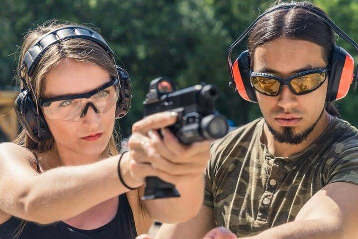 Boulder City Shooting Adventure with Las Vegas Shuttle