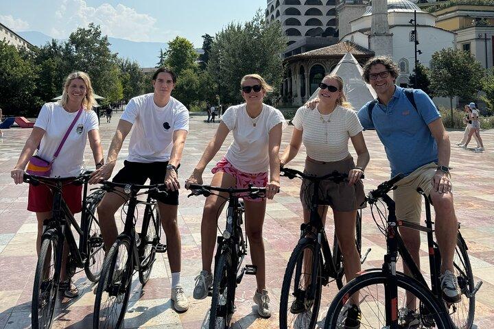 Tirana's Bike Tour and Traditional Burek Cooking Class