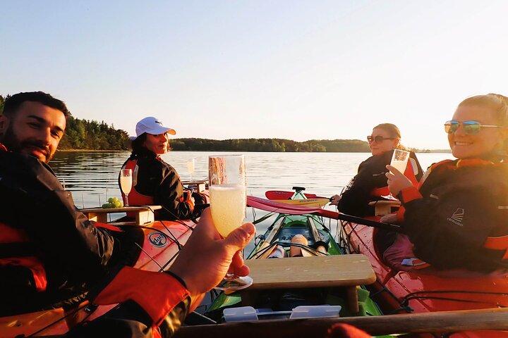 Stockholm Archipelago Sunset Kayaking and Fika tour