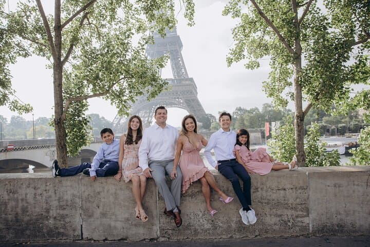 Paris - Family Photoshoot with Kid-Friendly Local Photographer