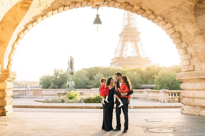 Paris - Family Photoshoot with Kid-Friendly Local Photographer