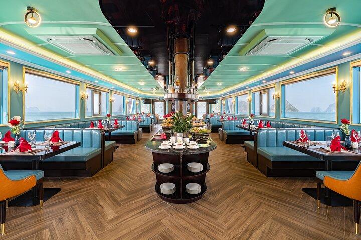 The Best of Halong Bay with 5-Star Luxury Day Cruise from Hanoi