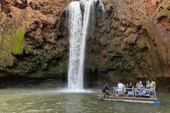 Guided day Trip To Ouzoud Waterfalls with boat tour