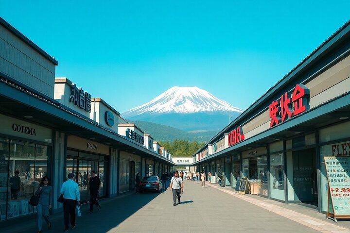 Mount Fuji Shopping Day Tour with Hakone Pirate Ship and Ropeway