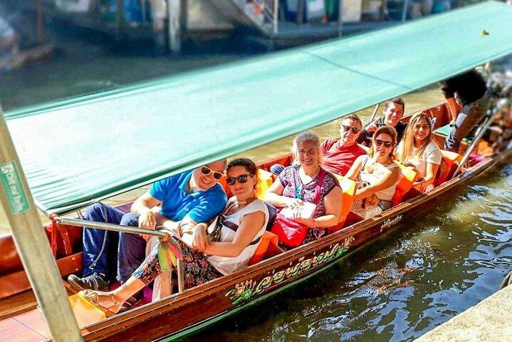 Damnoen Saduak Floating Market and Maeklong Market Tour Bangkok