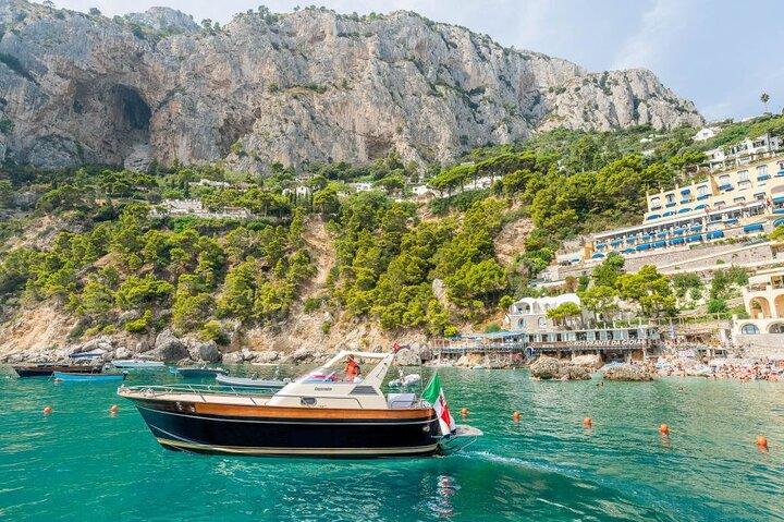 Sorrento: Capri Select Boat Trip with Swim, Drinks & Pick Up