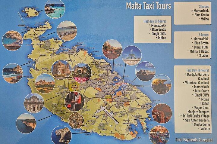 Malta: Luxury Private Taxi Tours, Customize your itinerary