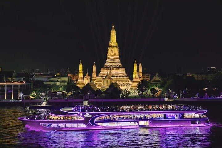 Bangkok Sunset or Evening Dinner Cruise (The Planet Cruise)