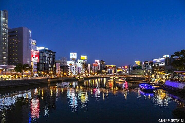 Fukuoka Tower Nakagawa Cruise Yatai Street Food Night Tour