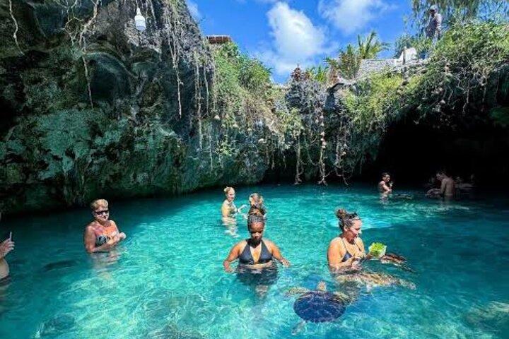 Swimming with Sea Turtles at Salaam Cave Aquarium in Kizimkazi