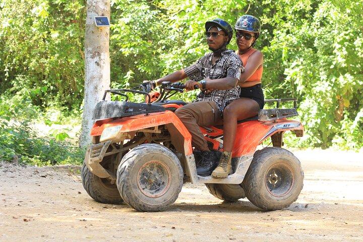 Adrenaline Tour ATV Ziplines and Cenote Swim Day