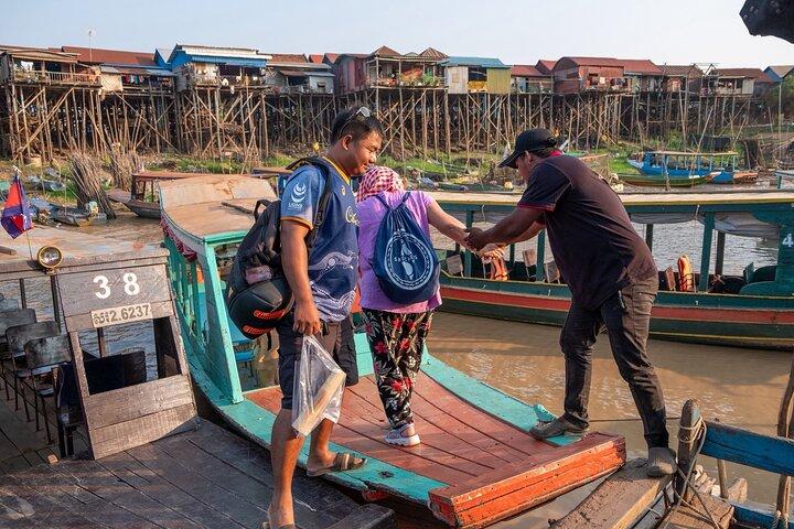 Tonle Sap Floating & Kampong Phluk Village Half-Siem Reap