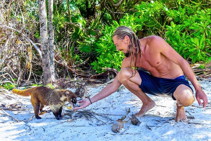 Raccoon Island Private Boat Charter Experience from Miami