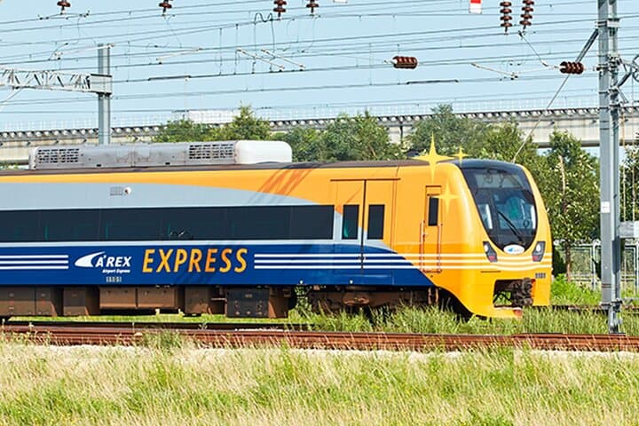South Korea AREX Express Train from Incheon Airport to Seoul