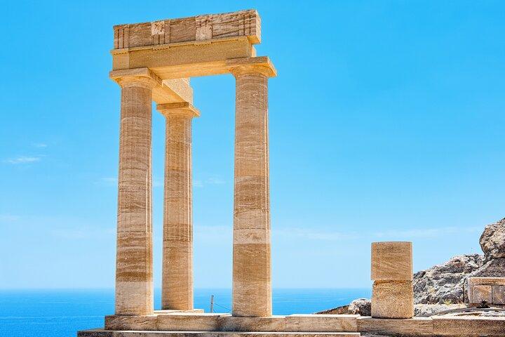 Lindos Acropolis Self-Guided Tour with 3D & Audio (No Ticket)