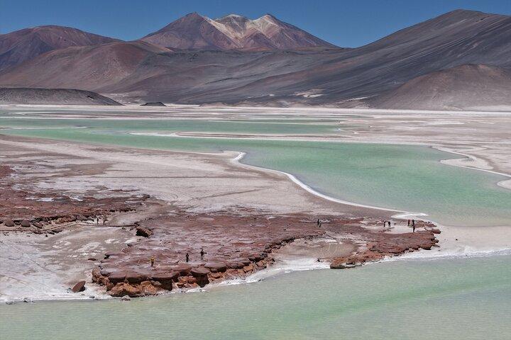 Red Stones and Altiplanica Lagoons Salar de Atacama