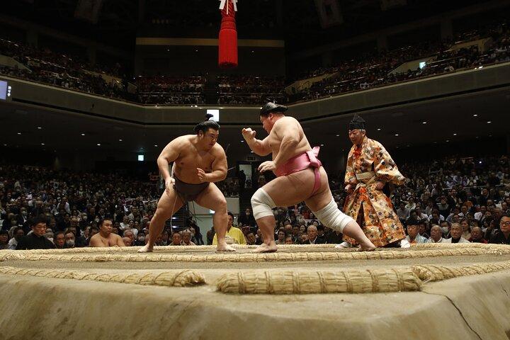 Nagoya: Grand Sumo Tournament Ticket & Guided Experience