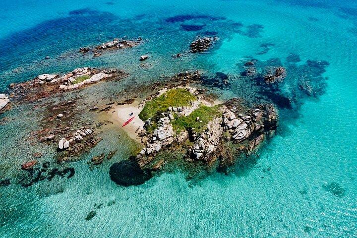 Kayak Tour to Maddalena and Caprera + Snorkeling and Typical Aperitif