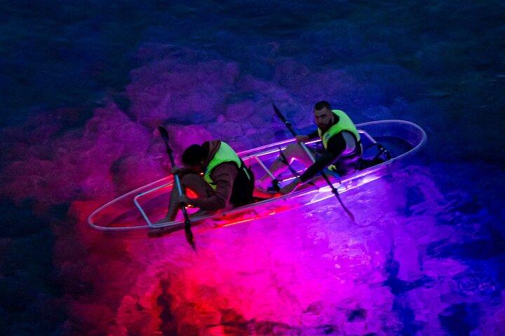 Pula: Night Kayak Tour with Glowing Kayaks