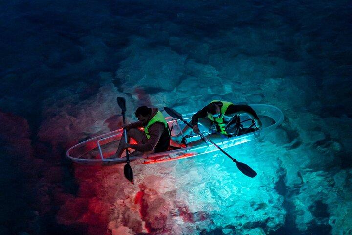 Pula: Night Kayak Tour with Glowing Kayaks