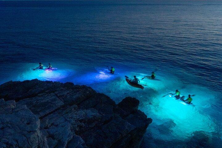 Pula: Night Kayak Tour with Glowing Kayaks