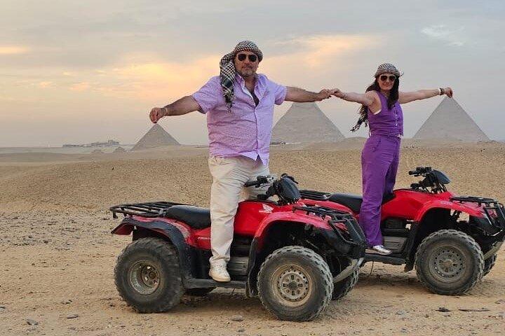 Giza Pyramids, Sphinx,Camel Ride,ATV Fun, shopping,Sunset Dinner