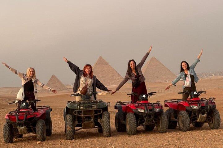 Giza Pyramids, Sphinx,Camel Ride,ATV Fun, shopping,Sunset Dinner