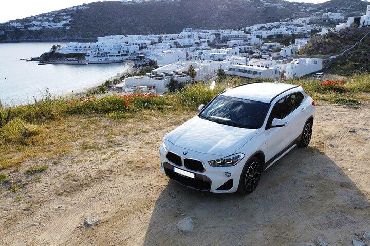 Private Mykonos Island Sightseeing Tour with a local SUV
