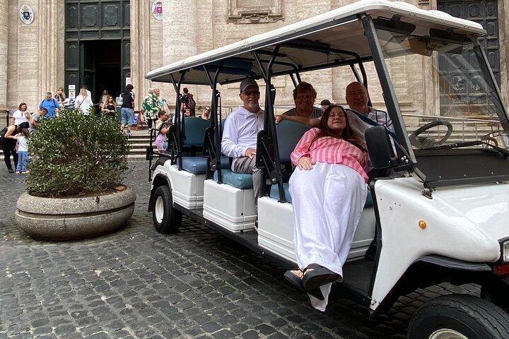 Golf Cart Around Imperial Rome