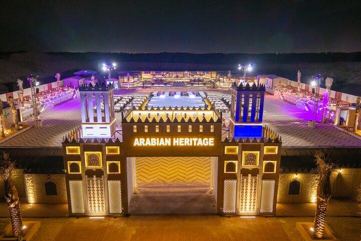 Dubai Evening Desert Safari With BBQ Dinner at Arabian Heritage