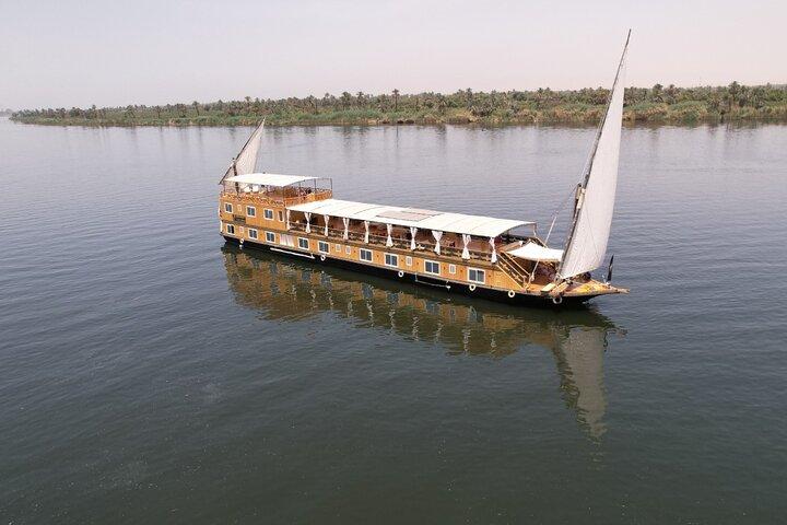 Luxor to Aswan 4 nights on a luxury Nile Dahabeya with tours.