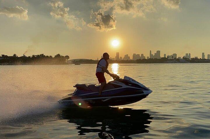 Miami Beach Jet Ski Rental with Boat Ride