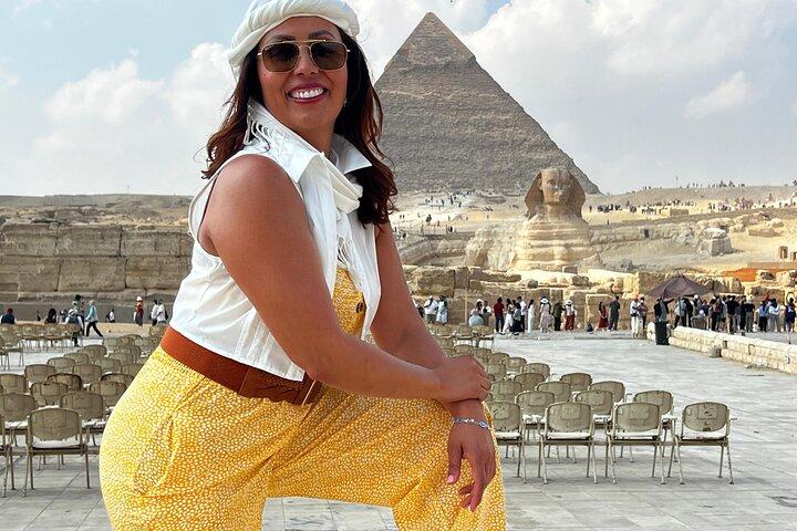 Cairo Layover Tour: Giza Pyramids, Christian Cairo Mosque & Dinner Nile Cruise