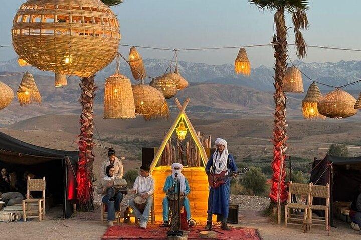 EXCLUSIVE Marrakech Agafay Desert Quad biking & Diner sunset