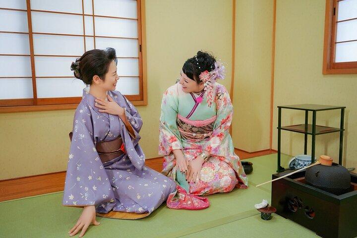 Japanese Matcha Tea Ceremony and Kimono Experience in Hanayaka