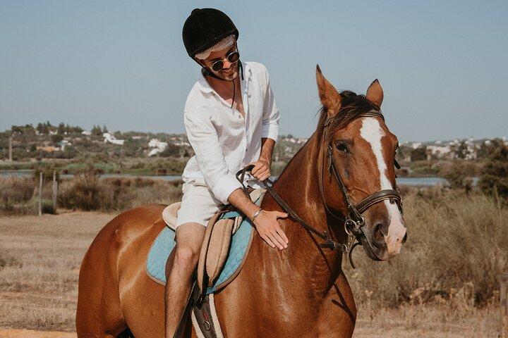 From Albufeira: Horse Riding Tour with Pickup