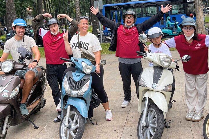 Saigon City Sights & War Remnant Museum on Scooter