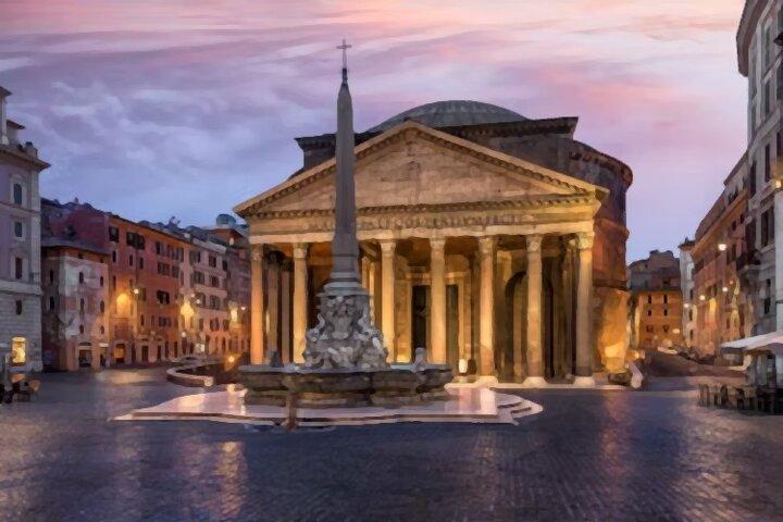 DayTrip from Florence to Rome with Pamphilij and pantheon tickets