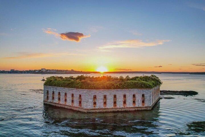 Sunset Windjammer Cruise Along the Coast of Portland Maine