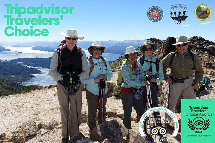 Trekking day in the mountains close to Bariloche