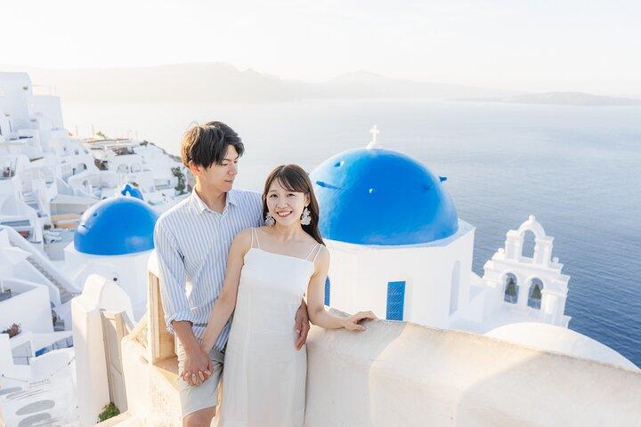 Private Santorini Photography in Oia 伊亚步行旅拍
