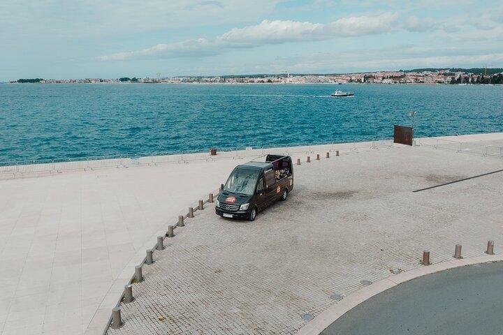 Experience Zadar Cabrio Guided Tour from Cruise Port